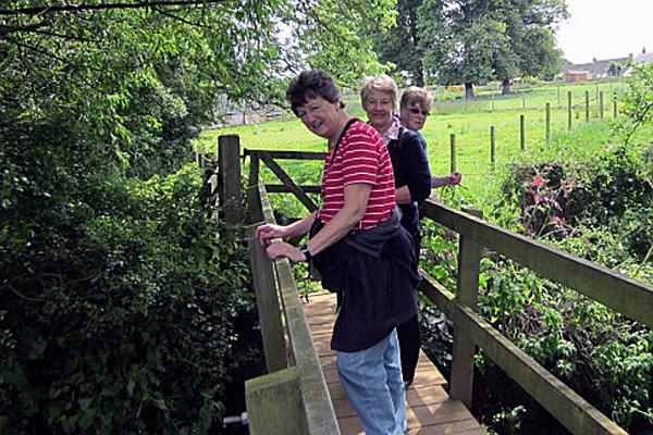 9. Throwing poo-sticks.JPG -                                